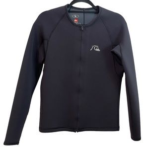 Quiksilver Men’s Wetsuit Front Zip Black Top
